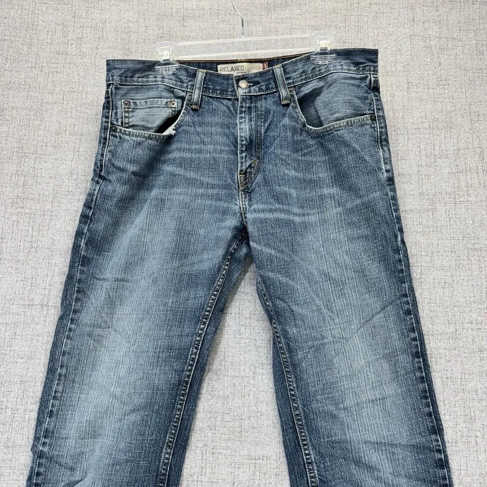 Levis 559 Jeans Men's 33x34 Relaxed Fit Straight Leg - Picture 8 of 14